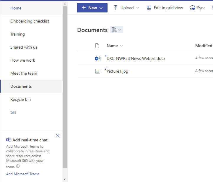 Utilizing the document library